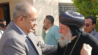 للتهنئة بعيد الميلاد المجيد.. الأنبا إيلاريون يستقبل رئيس نادي قضاة البحيرة