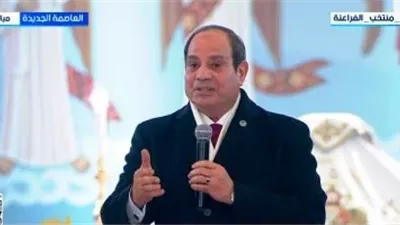 الرئيس السيسي يهنئ المصريين والأقباط بعيد الميلاد بكاتدرائية ميلاد المسيح بالعاصمة الجديدة