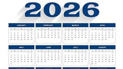 عطلات يناير 2026.. مواعيد الإجازات الرسمية للموظفين في القطاع العام والخاص