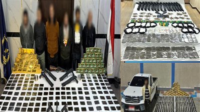 القبض على عناصر خطره تجلب المخدرات والأسلحة النارية..ومصرع 4 عناصر شديدة الخطورة في تبادل إطلاق النار مع الشرطة بأسيوط 