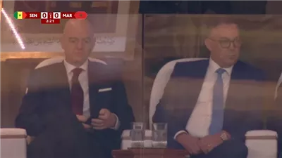 إنفانتينو يحضر نهائي كأس أمم أفريقيا 2025 برفقة فوزي لقجع