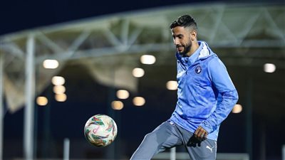 ناصر ماهر يشارك في أول مران مع بيراميدز استعدادا لمواجهة نهضة بركان