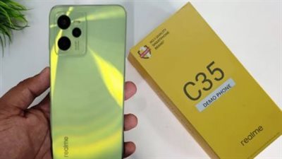 هاتف Realme C35 ثنائي الشريحة لعام 2026: مواصفات جبارة وتصميم زجاجي رائد يغير مفهوم الفئة الاقتصادية