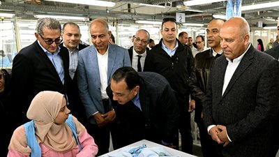 رئيس الوزراء يتفقد مصنع 
