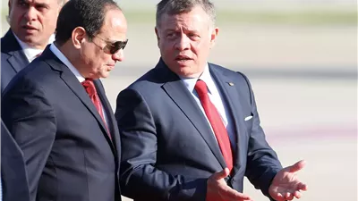 الرئيس السيسي والملك عبدالله يؤكدان على وحدة الموقف المصري الأردني في ضرورة خفض التصعيد والتوتر الراهن