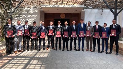 طلاب كلية الحقوق جامعة عين شمس في رحاب أكاديمية الشرطة المصرية