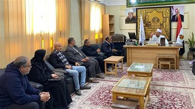 طلحه يستعرض خطة المنطقة الأزهرية بكفرالشيخ  للفصل الدراسي الثاني