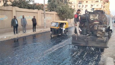  محافظ كفرالشيخ يتابع أعمال رصف شوارع  مركز الحامول