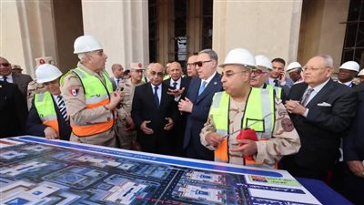 وزير العدل ورئيس المحكمة الدستورية العليا يتفقدان مدينة العدالة بالعاصمة الجديدة