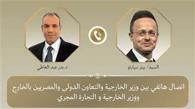 اتصال هاتفي بين وزير الخارجية المصري ونظيره المجري لتعزيز العلاقات الثنائية