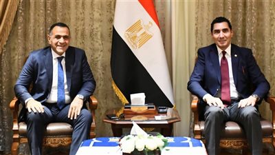 وزير الشباب والرياضة يستقبل رئيس الشركة الإفريقية لبحث سبل التعاون المشترك