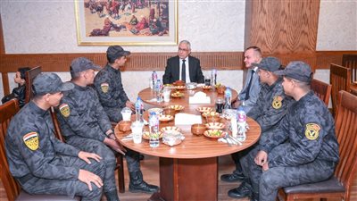 النائب العام يعقد إفطار رمضان مع موظفي السكرتارية وأفراد الحراسة الخاصة بالنيابة العامة