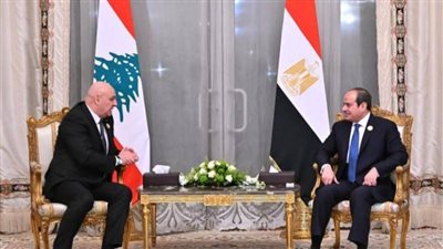 السيسي وعون يبحثان تعزيز الأمن والاستقرار في لبنان خلال اتصال هاتفي
