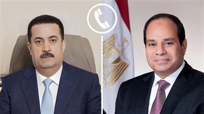 الرئيس السيسي يؤكد لرئيس وزراء العراق وقوف مصر إلى جانب الحكومة العراقية في جهودها لتجنب الصراعات 