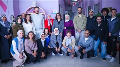 وفد نادي بيراميدز يزور مؤسسة بهية لدعم السيدات المصابات بالسرطان
