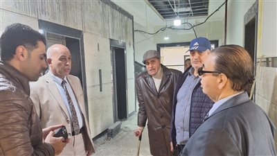 رئيس جامعة كفر الشيخ يتفقد المنشآت  الجديدة 