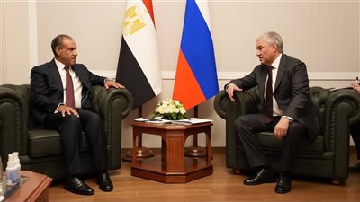 وزير الخارجية يلتقي رئيس مجلس الدوما الروسي لتعزيز التعاون البرلماني والاقتصادي بين مصر وروسيا