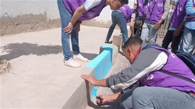  شباب كفر الشيخ يجمّلون مراكز بيلا
