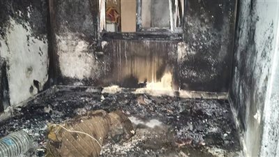 قوات الحماية المدنية بالجيزة تسيطر على حريق في شقة سكنية ببشتيل
