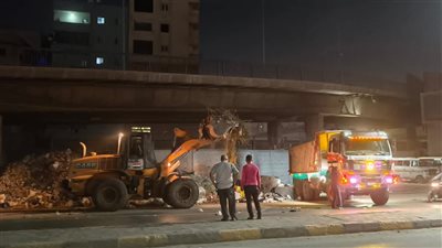 الجيزة ترفع 2250 طن مخلفات من المنشية وحرم الدائري بالمنيب لتحسين منظومة النظافة