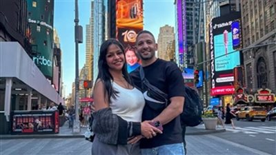 لحظات صيفية مميزة لأسماء أبو اليزيد ومحمد الخطيب في الولايات المتحدة الأمريكية