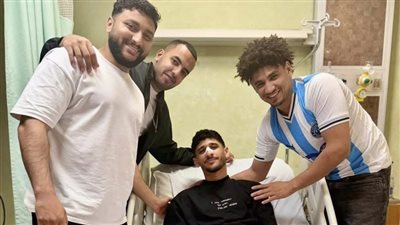 أحمد «قطة» يجري عملية جراحية في الأنف بعد إصابته بمباراة الزمالك