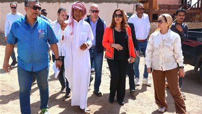 وزيرة التنمية المحلية تتفقد البلو هول بدهب وتوجه بخطة تطوير لحماية محمية أبو جالوم