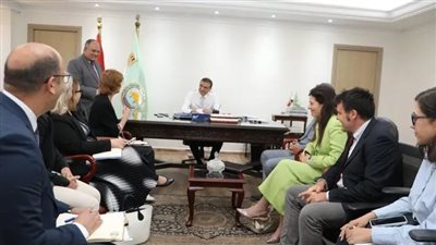 وزير الزراعة يستقبل وفدًا  من الاتحاد الأوروبي والوكالة الإيطالية لبحث تعزيز الأمن الغذائي