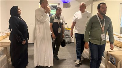 جولة تفقدية للبعثة الرسمية للحج السياحي  بالتعاون مع غرفة الشركات لمراجعة التجهيزات النهائية للمخيمات