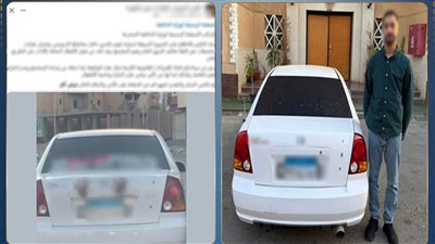 الداخلية تتحرك بعد رصد سيارة بملصقات مخالفة للآداب العامة