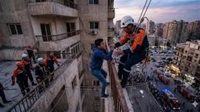 الحماية المدنية تنقذ شابًا حاول إنهاء حياته أعلى عقار بمدينة نصر بسبب رفض طلب زواجه