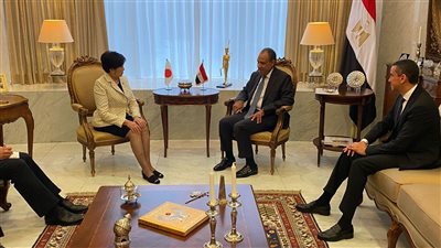 وزير الخارجية يبحث مع محافظ طوكيو تعزيز الشراكة الاستراتيجية وآفاق التعاون المشترك