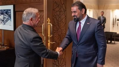 ملك الأردن ورئيس البرلمان العراقي