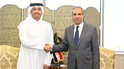 وزير الخارجية يستقبل رئيس مجلس الوزراء القطري