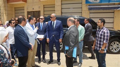محافظ كفرالشيخ يتفقد بدء أعمال تغذية الكهرباء  الجديدة بغرب العاصمة