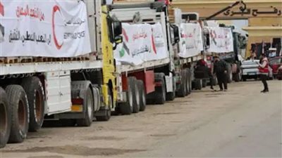 انطلاق قافلة زاد العزة لإغاثة الفلسطينيين في غزة