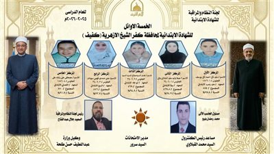 اعتماد نتيجة..  الشهادتين الابتدائية والإعدادية الأزهرية بكفر الشيخ