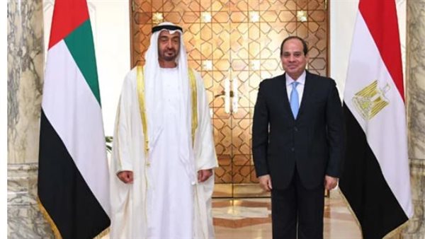 السيسي يستقبل محمد بن زايد