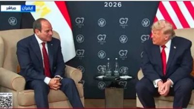 في قمة السبع.. الرئيس السيسي يبحث مع الرئيس الأمريكي دونالد ترامب تعزيز العلاقات الاستراتيجية