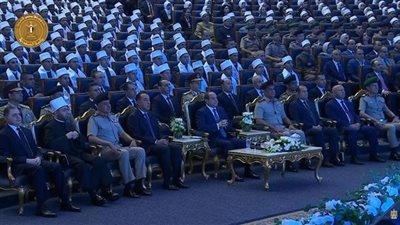 الرئيس السيسي يشهد حفل تخرج الدورة الثالثة لأئمة الأوقاف 
