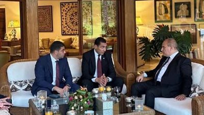 وزير الشباب والرياضة يبحث مع نظيره المغربي تعزيز التعاون المشترك