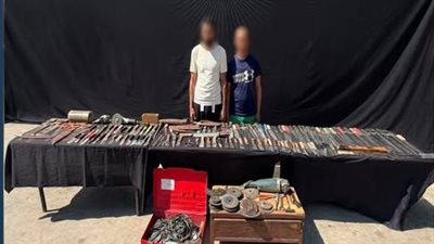 الداخلية تضبط ورشة لتصنيع الأسلحة البيضاء داخل شقة ببولاق أبو العلا