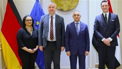 وزير العدل يبحث التعاون مع سفير جمهورية ألمانيا الاتحادية بالقاهرة