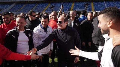 الرئيس السيسي يوجه رسالة دعم لمنتخب مصر بعد وداع كأس العالم 2026
