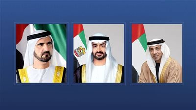 بن زايد و بن راشد ومنصور بن زايد يعزون أمير الكويت في وفاة الشيخ علي حمود السلمان الحمود الصباح