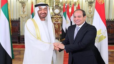 الرئيس السيسي يستقبل محمد بن زايد في العلمين