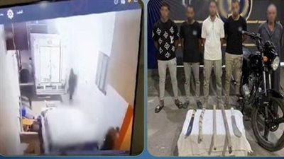 ضبط 5 متهمين ظهروا في فيديو مطاردة شخص بأسلحة بيضاء في الإسماعيلية