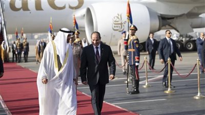 زيارة الشيخ محمد بن زايد للقاهرة