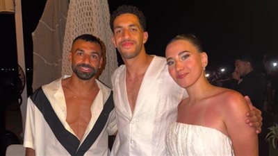 محمد صلاح يشارك في عقد قران مصطفى شوبير وسط احتفاء عائلي بالساحل الشمالي (صور)