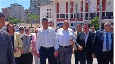وزير الشباب والرياضة ومحافظ الإسكندرية يشهدان احتفالية اليوم الرياضي العربي باستاد الإسكندرية